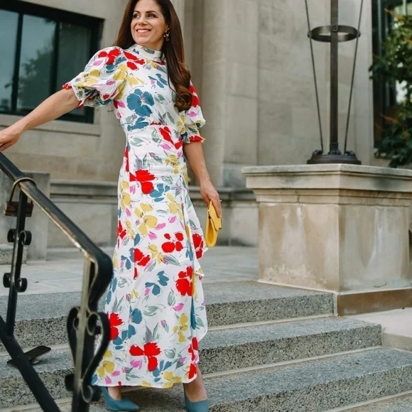 RIXO Floral Dress - Picture 2 of 13